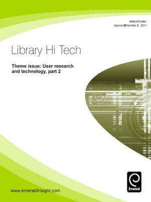 cover image of Library Hi Tech, Volume 29, Issue 3